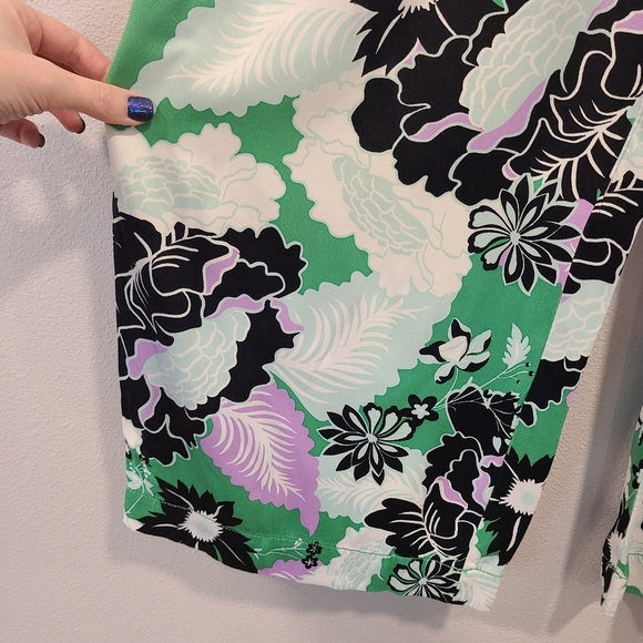 Anthro Maeve The Saria Smocked Wide Leg Floral Pants - Picture 5 of 8